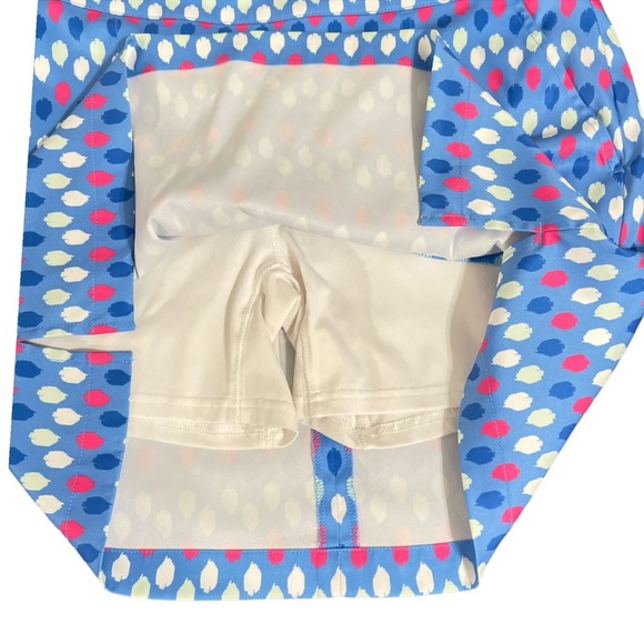 Vineyard Vines Ikat Dot Print Golf Skort $128 EUC Size 8 - Picture 6 of 9